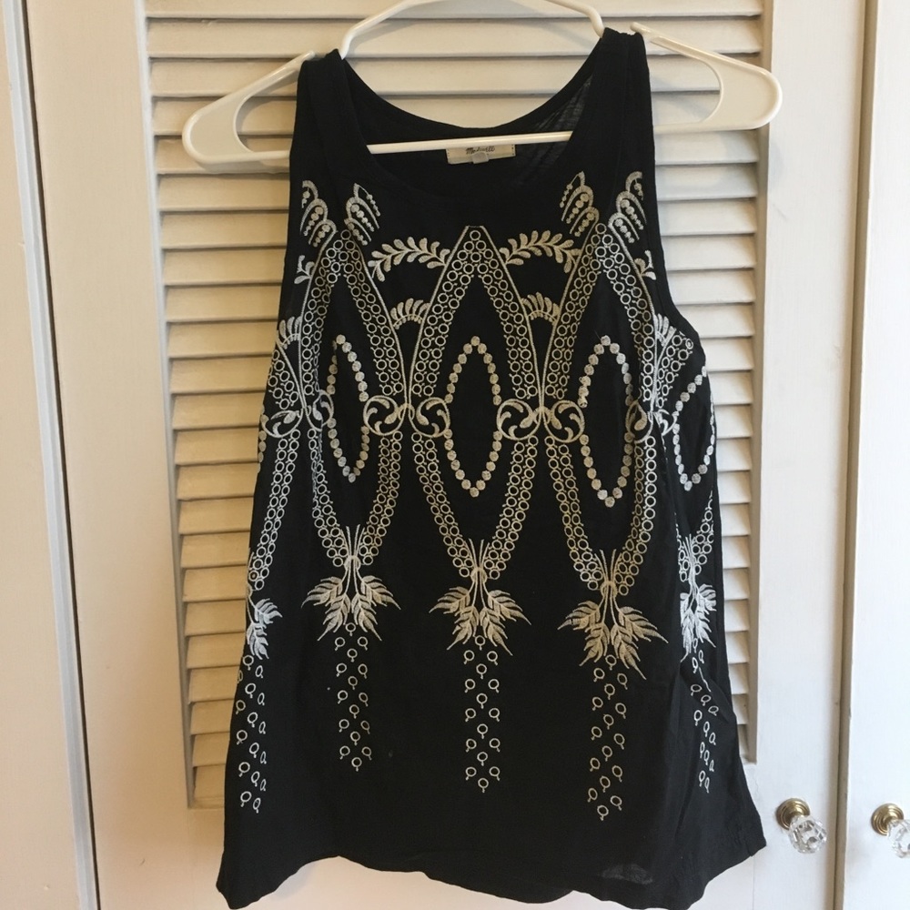 Madewell eyelet tank