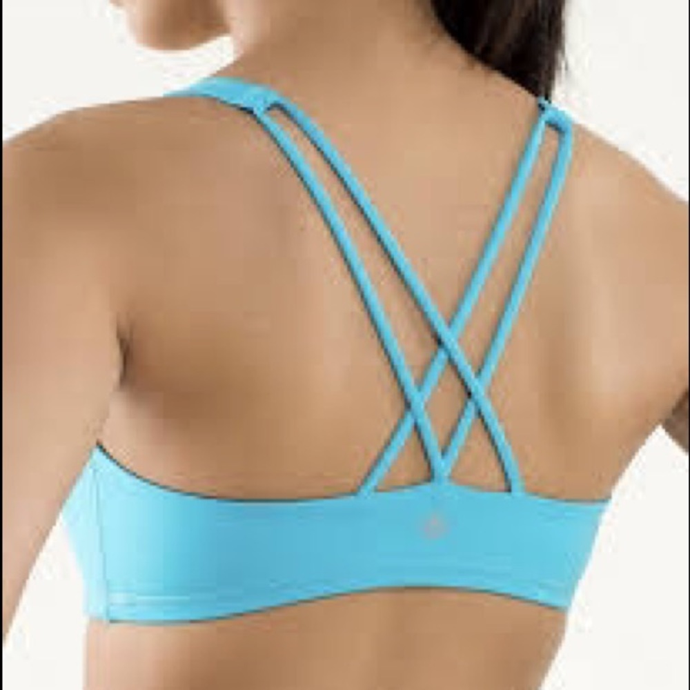 Lululemon free to be turquoise bra 6