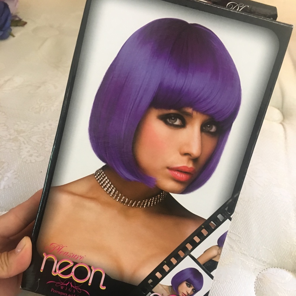 Neon Purple Wig
