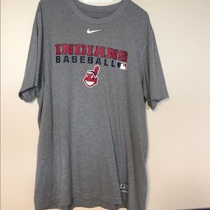 Cleveland Indians dri fit Nike shirt