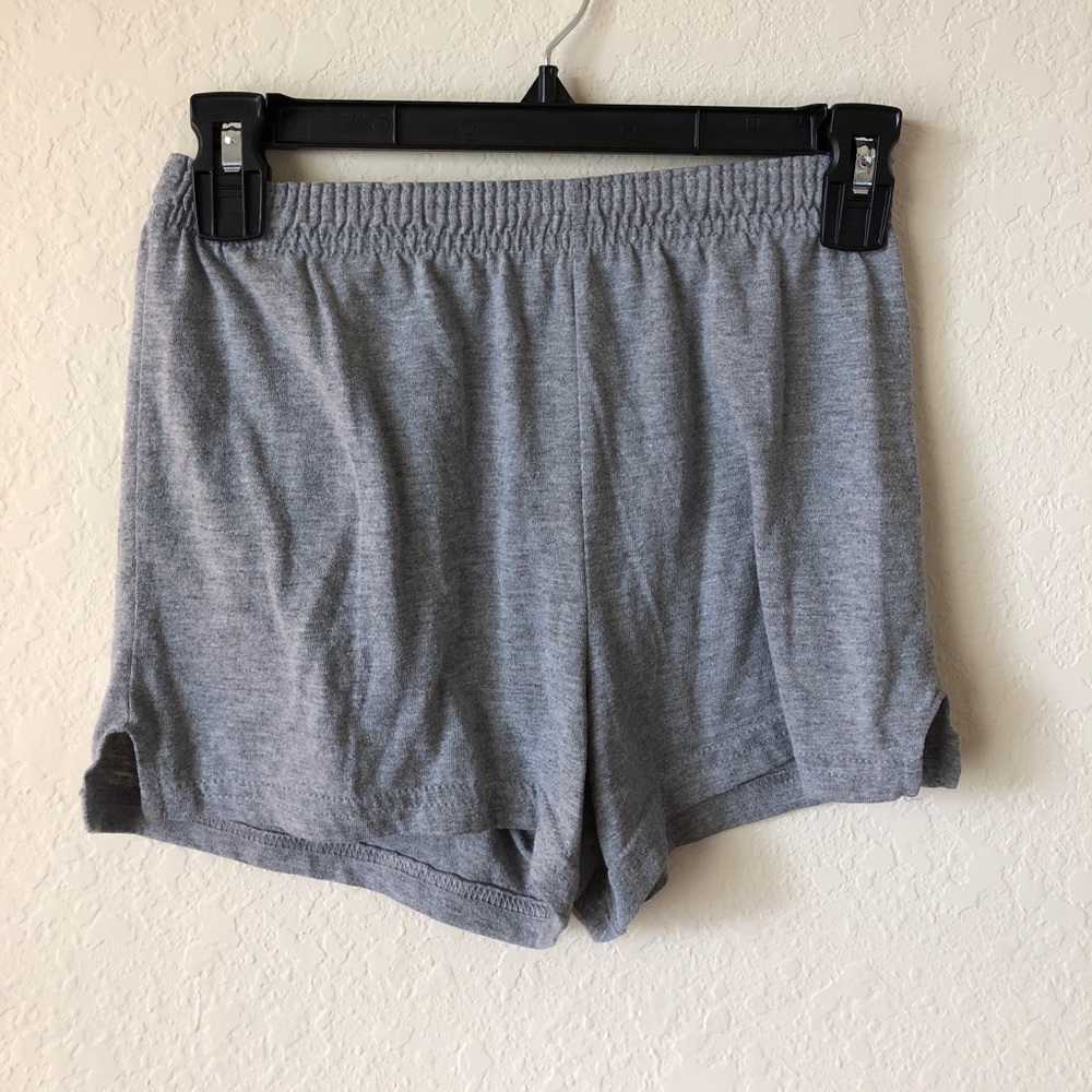 Gray cotton shorts