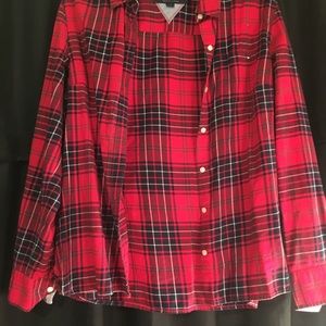 Tommy Hilfiger women’s thin flannel. Lightly worn.