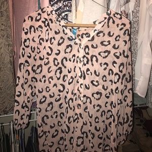 Cheetah blouse