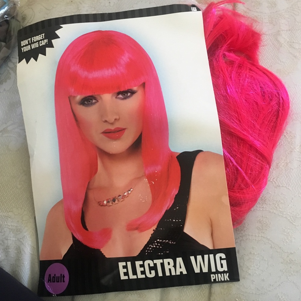 Electra Wig in Hot Pink