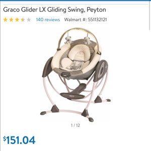 Graco lx glider swing