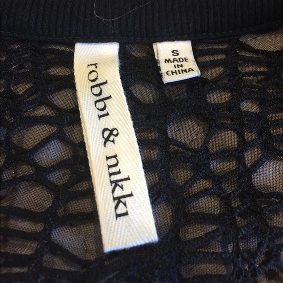 Robbi & Nikki sheer top! - Picture 2 of 2