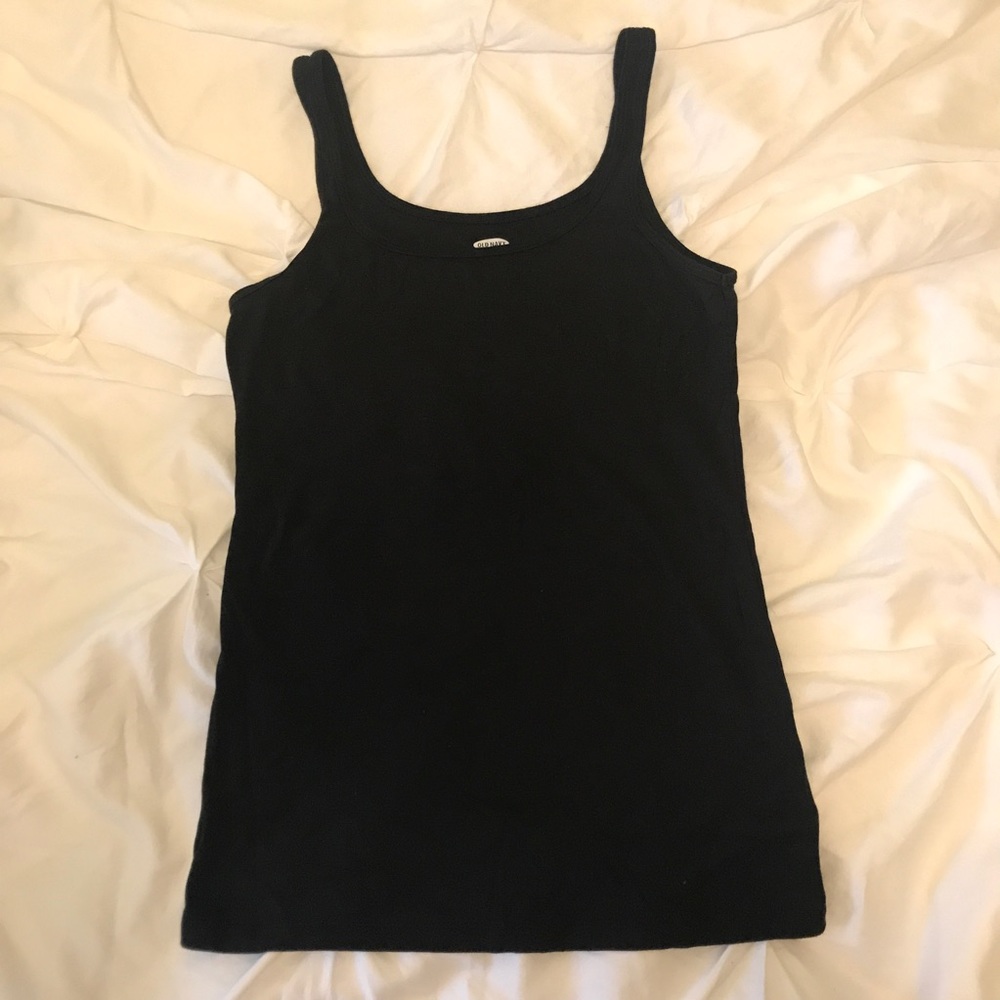 Black Fitted Layering Tank