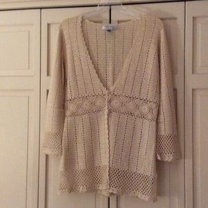 CROCHETED SWEATER- NEVER WORN