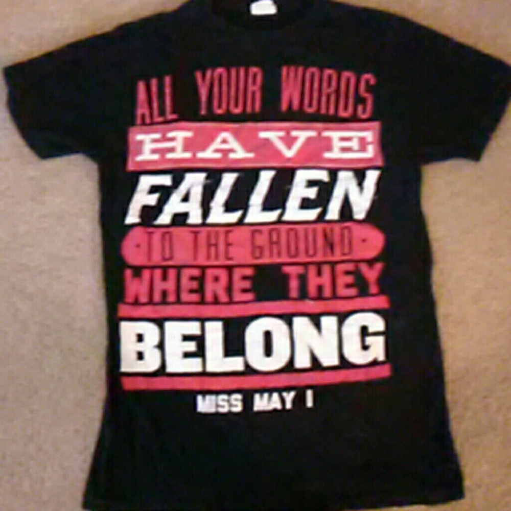 Miss May I T Shirt - Small