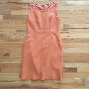 -- SOLD -- T Tahari Orange Sheath Dress sz 6