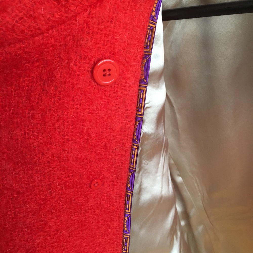 J. Crew Boucle Mohair Lucille Peacoat - Size 8 - Picture 7 of 13