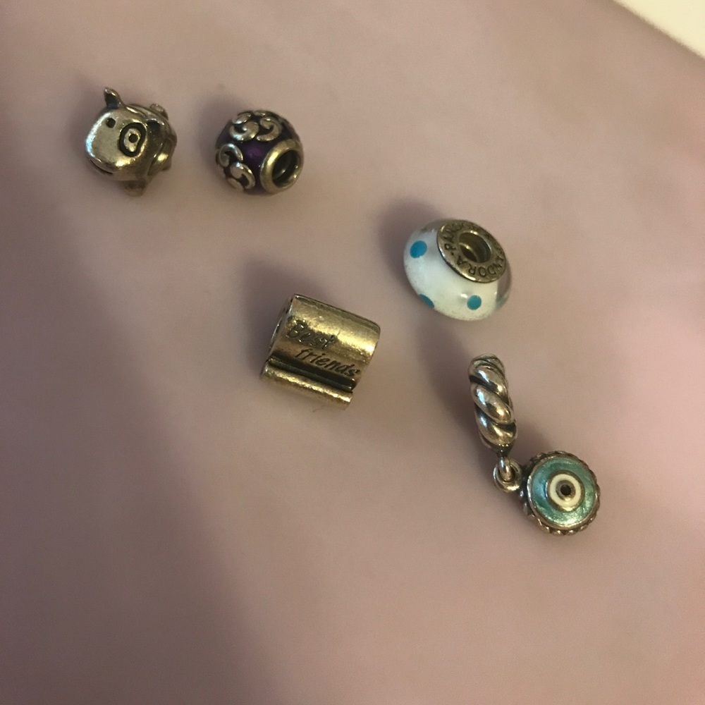 Pandora charms negotiable prices set of 4