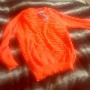 Orange sweater