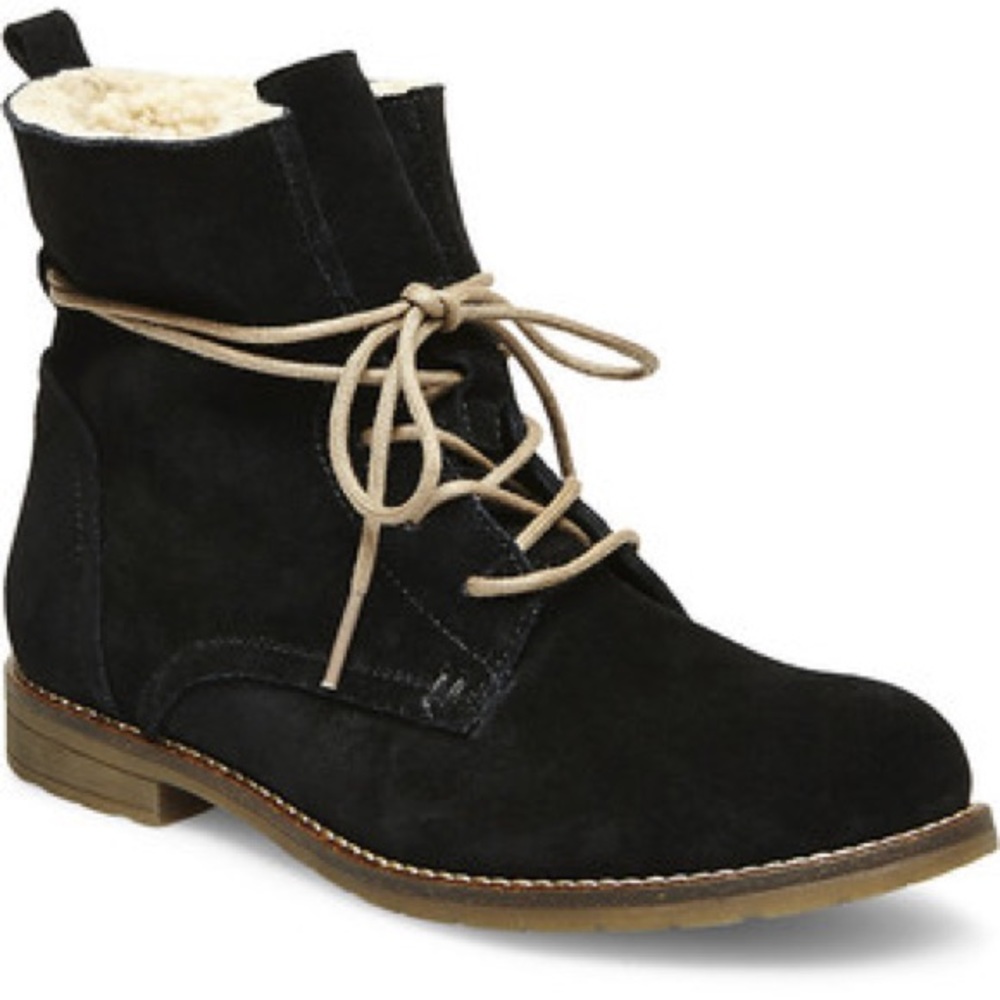 Suede booties