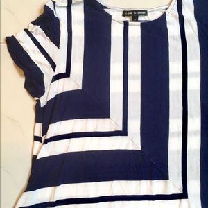Cable & Gauge navy tunic