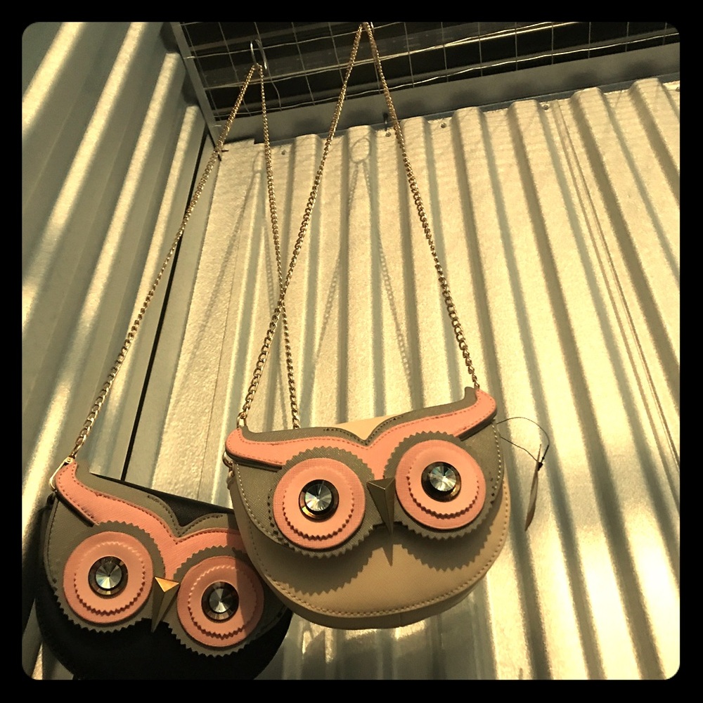 Owl cross body handbag