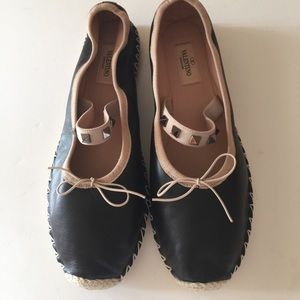 Valentino Ballerina Rockstud Ballerina.