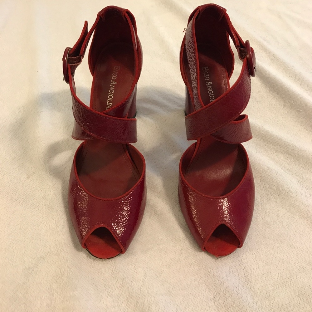 Red Enzo Angiolini shoes