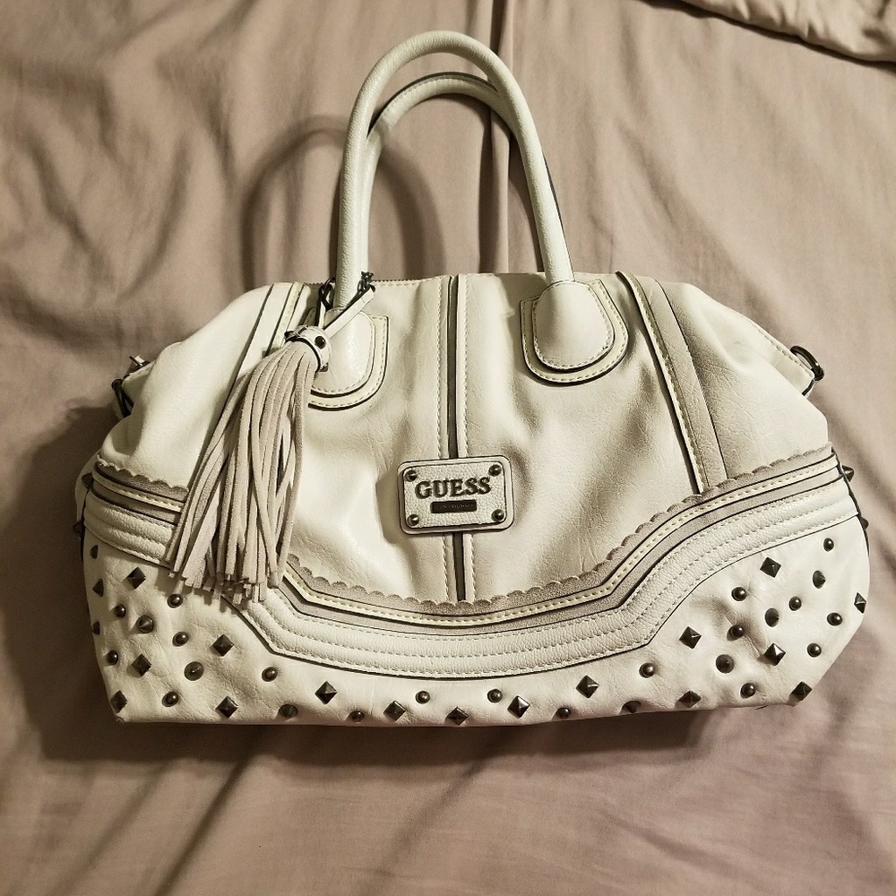 Cream Guess Handbag
