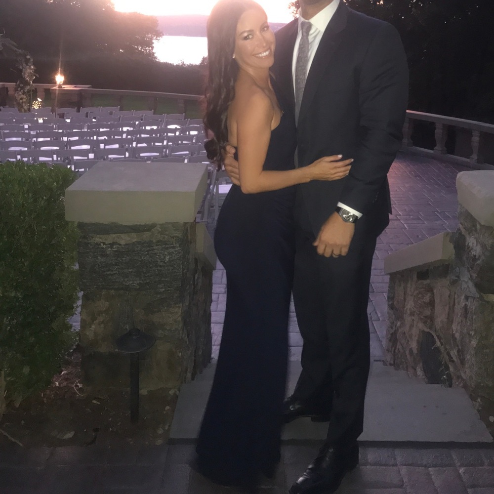 Sorella vita navy one shoulder dress - Picture 1 of 4