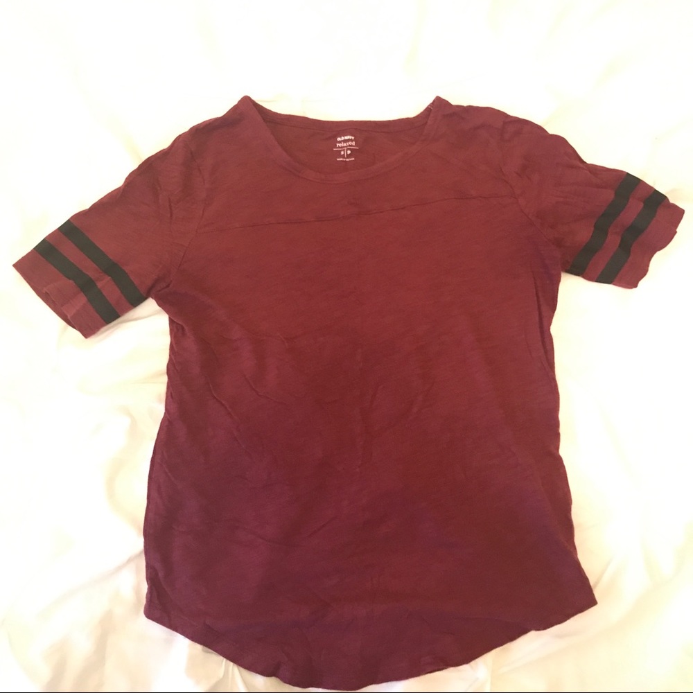 Striped Sleeve Tee