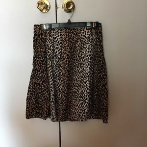 Leopard skirt