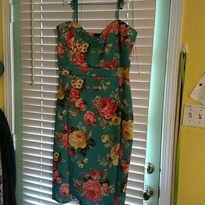 Floral Wiggle dress