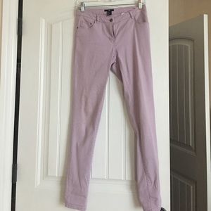 H&M lavender high wasted skinny jeans