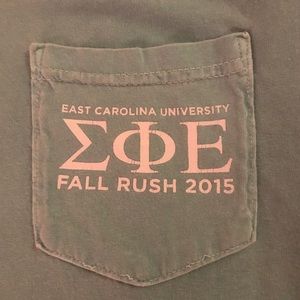 sig ep fraternity comfort colors tshirt