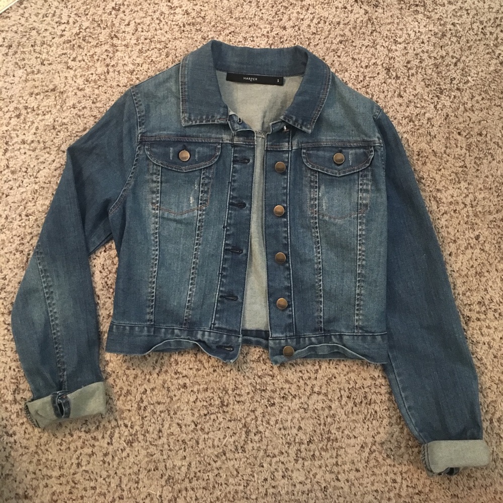 Cropped Jean Jacket