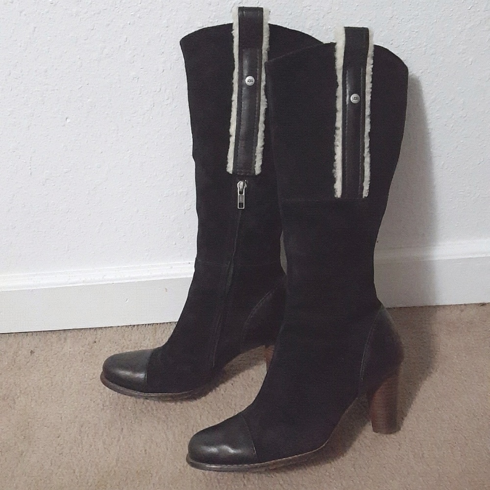 UGG Suede Leather Toed Boots