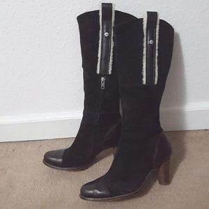 UGG Suede Leather Toed Boots