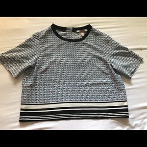 Forever 21 multi pattern shirt