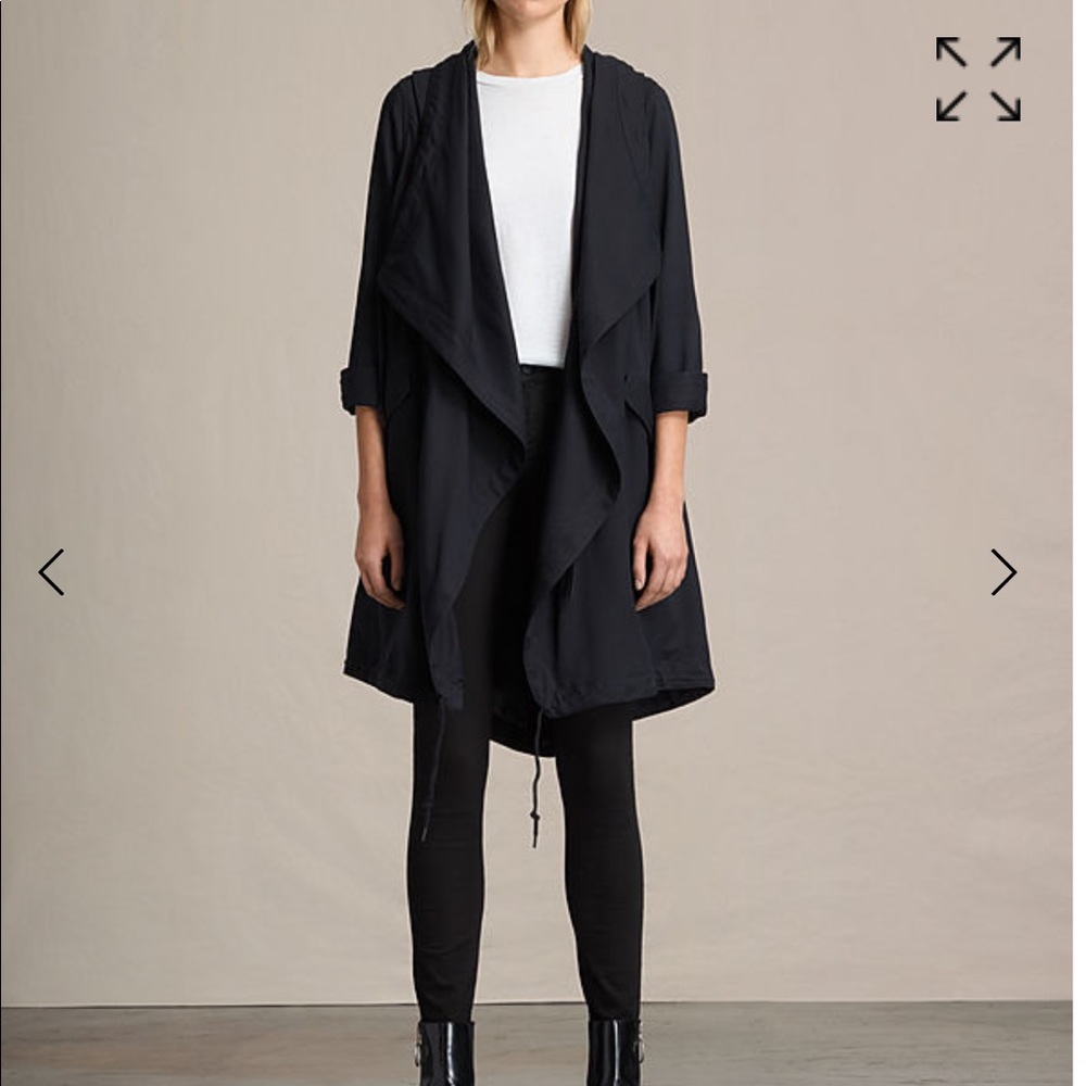 All saints portere parka coat