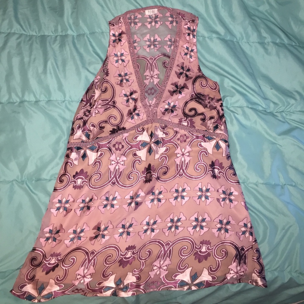 Mauve Shift Dress