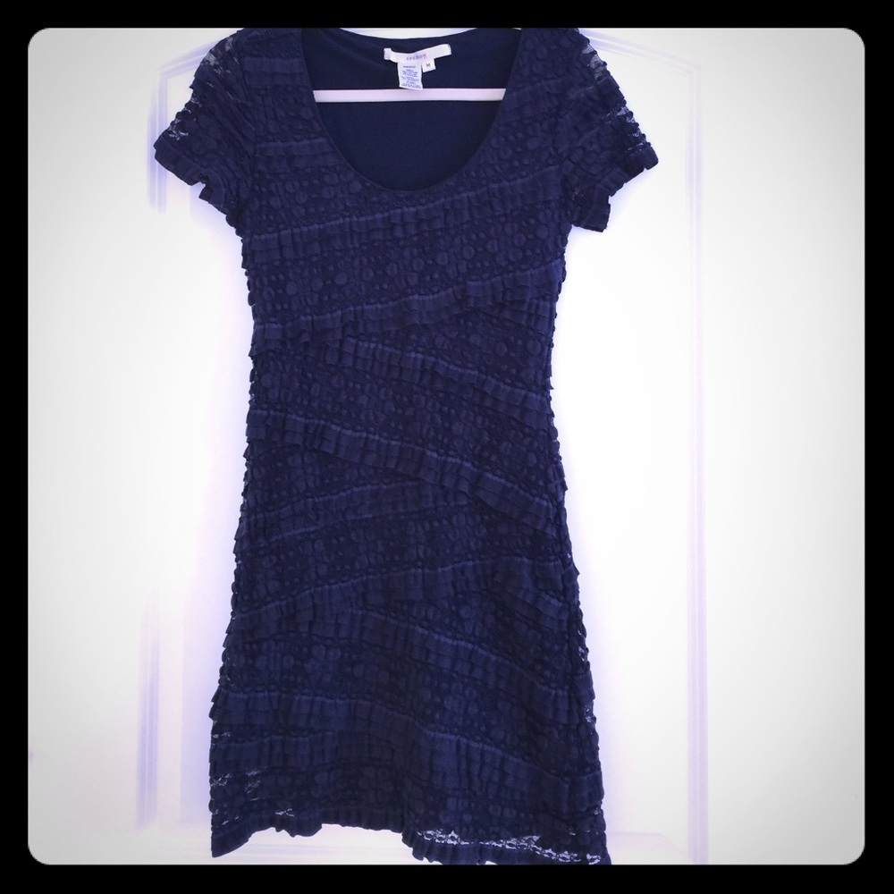 Navy Lace Dress