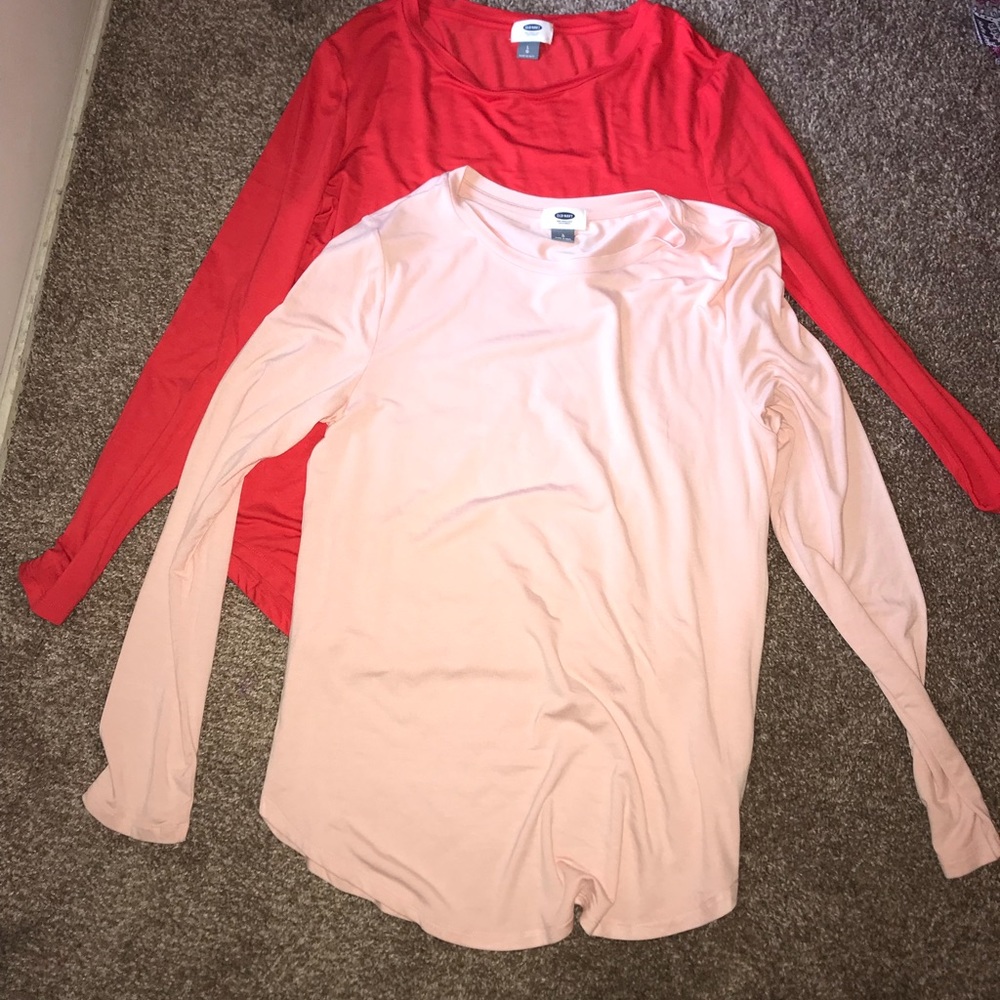 2 long sleeve lightweight shirts