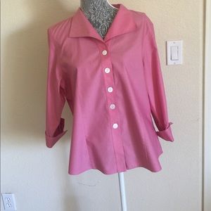 Coldwater Creek blouse. 100% no iron cotton