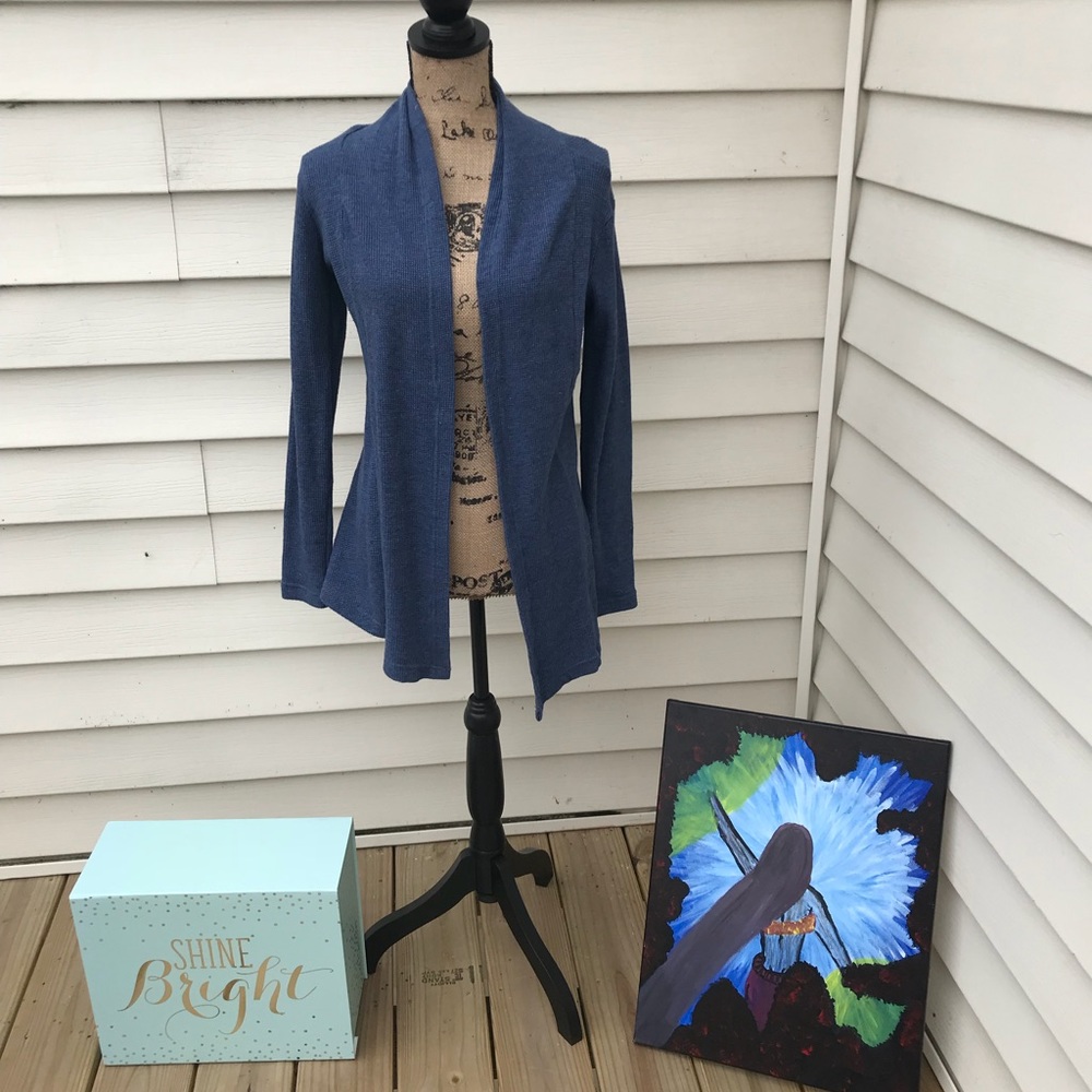 Blue Cardigan