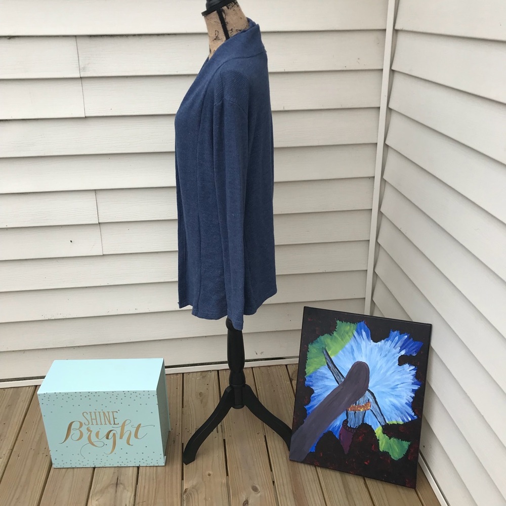 Blue Cardigan - Picture 2 of 4