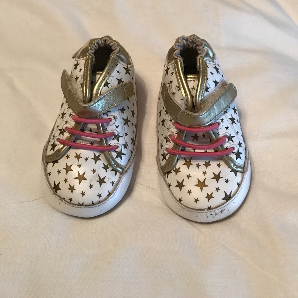 Baby girl high-top sneakers