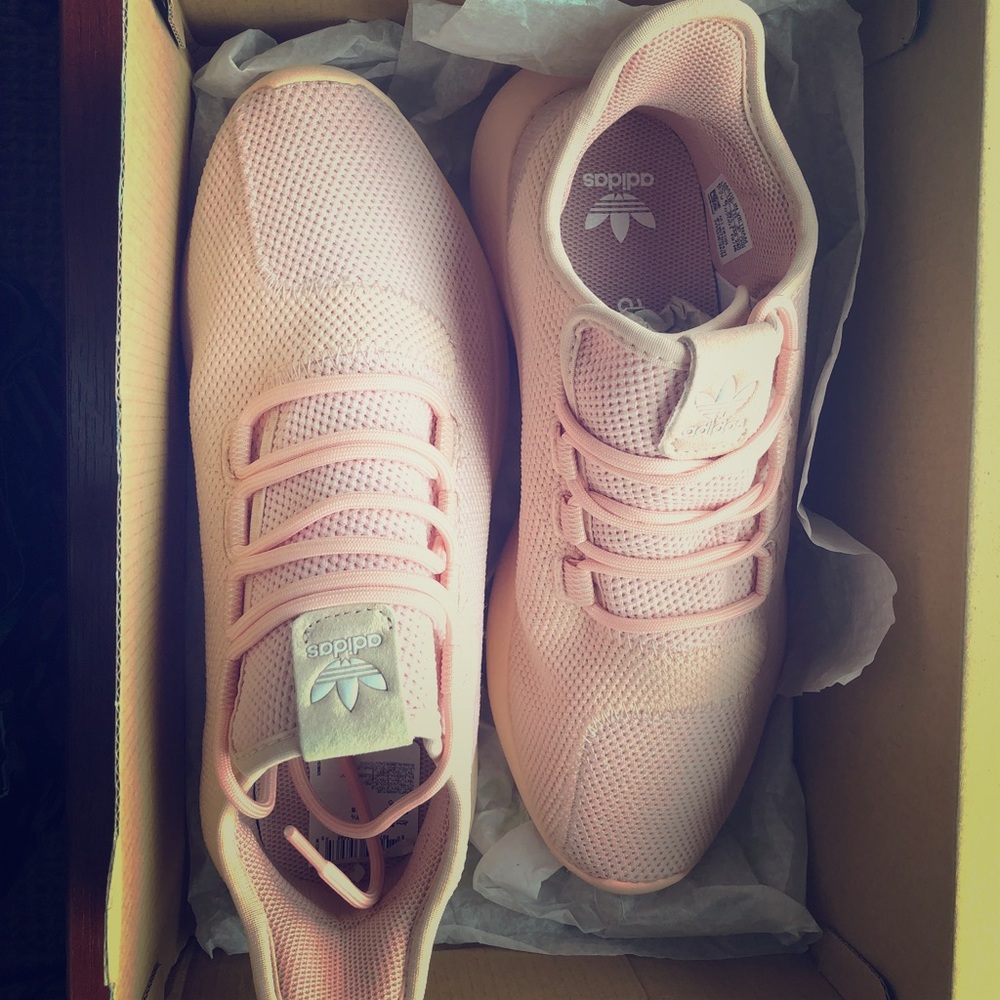 Adidas pink ortholite tennis shoes size 6 1/2
