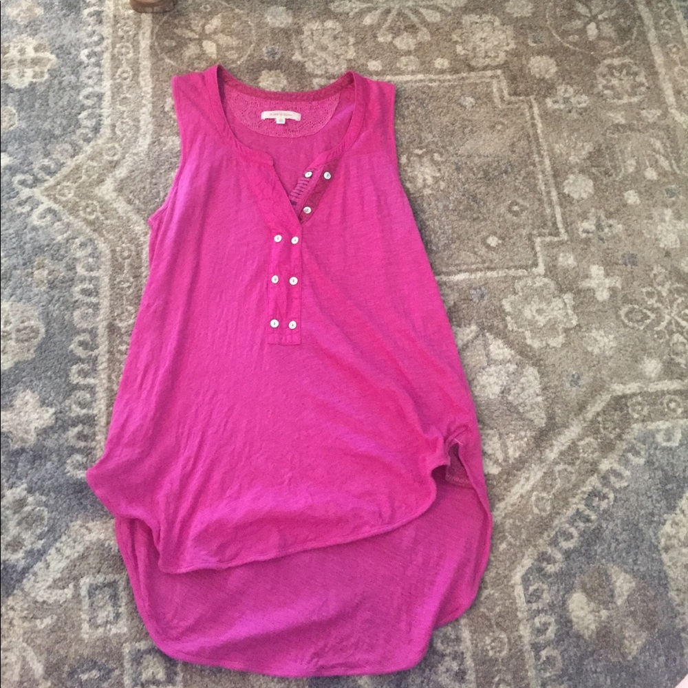Pink tank from Anthropologie