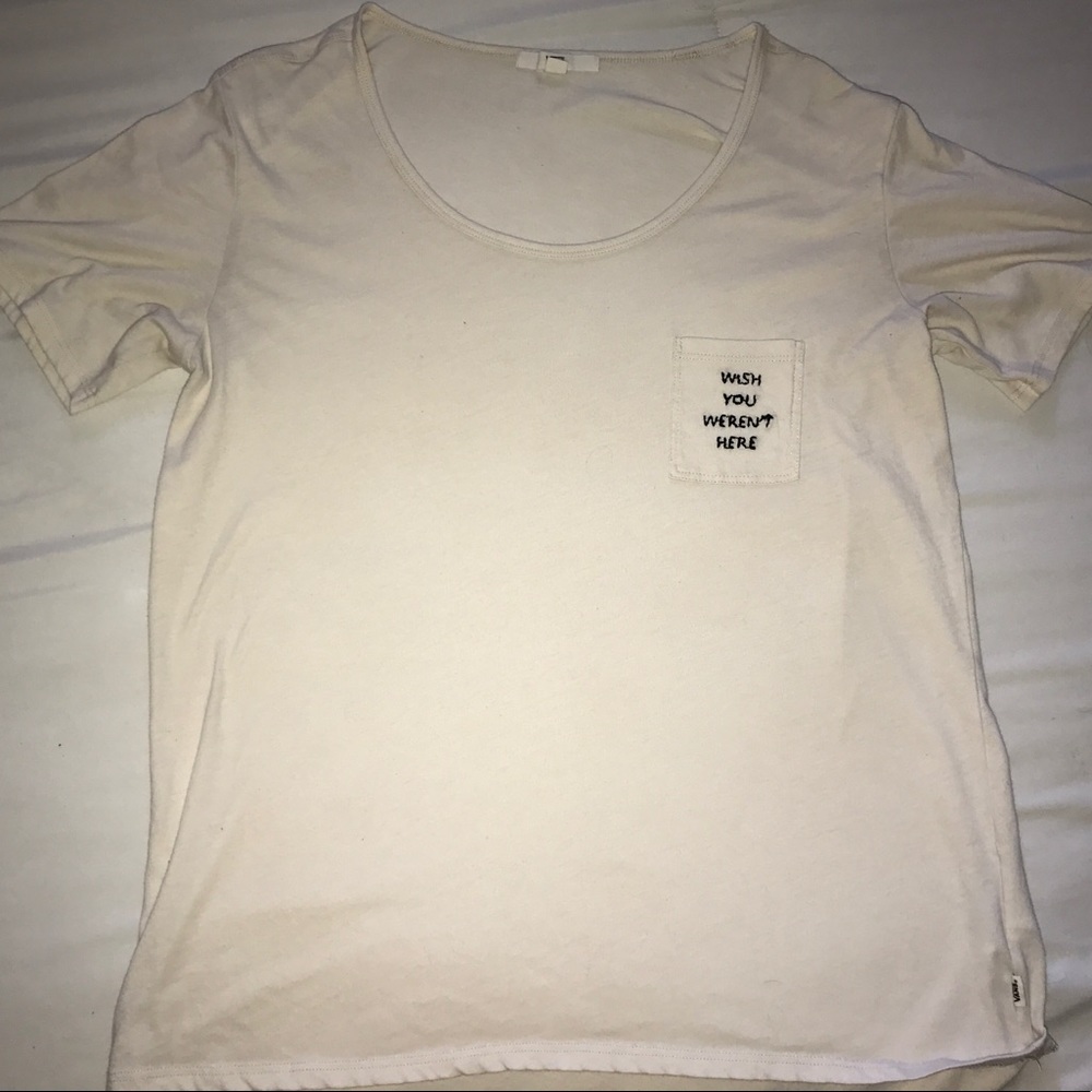 VANS "wish you weren't here" shirt