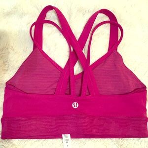 Strappy lululemon sports bra