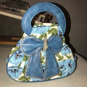 Floral Clutch with Bow