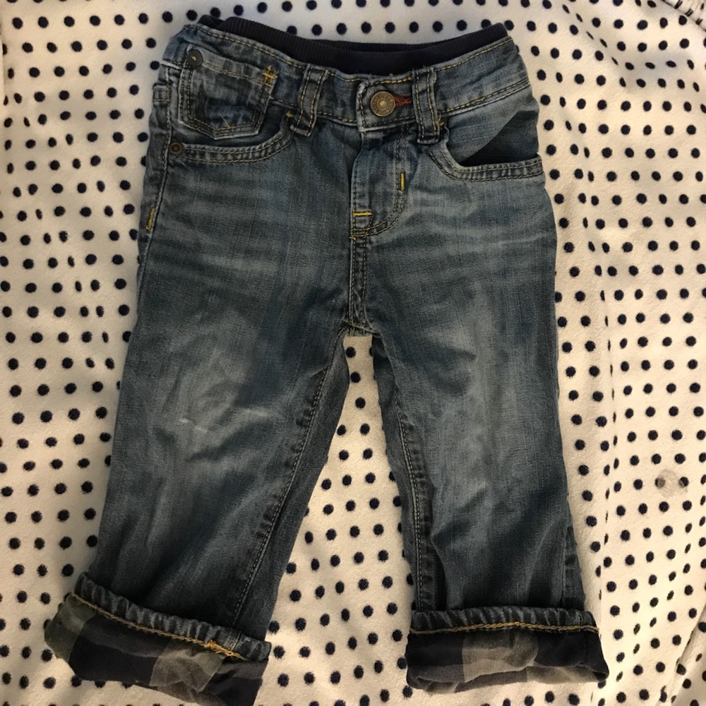 Baby GAP flannel-lined jeans 18-24mo