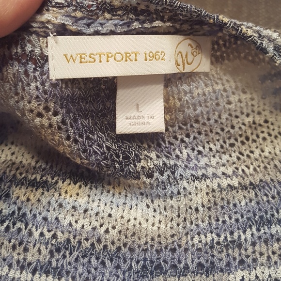 Open Pointelle Cardigan by Westport 1962 - Picture 4 of 5