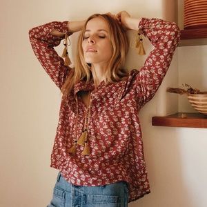 SHOP DÔEN HAMSA PEASANT TOP