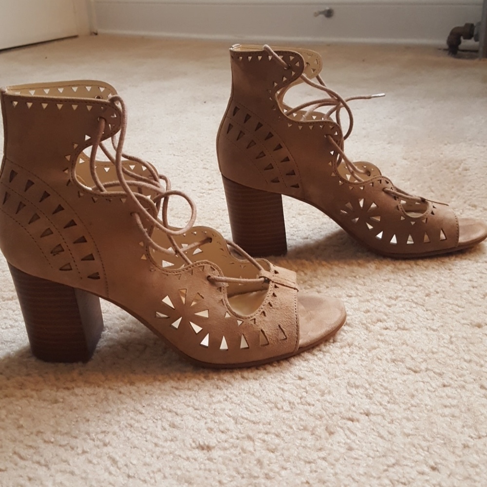 Nine West Chunky Heel Sandals